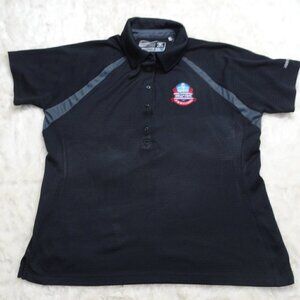 NFL Pro Football Hall of Fame Black Polo Shirt XL